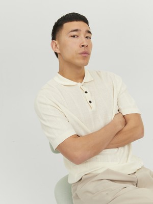 Jack & Jones Polo Yaka Kisa Kollu Triko - Bludean