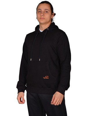 Joma Berna Jacket - Erkek Siyah Kapüşonlu Sweatshirt - 101103.100