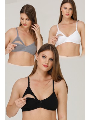Parlingerie  3lü Emzirme Sütyeni Karışık Renk