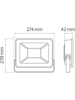 Horoz Elektrik Horoz PARS-100 100 Watt LED Projektör 4000 Lümen Beyaz Smd LED Projektör