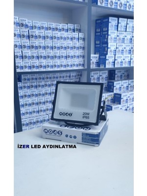 Noas 20W LED Projektör Beyaz Işık 1800LM