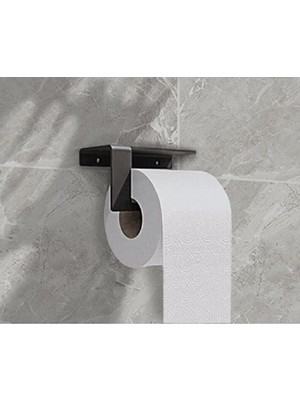 Dione Store Metal Banyo Havlu Askılığı ve Tuvalut Kağıdı Askılığı 2'li Set