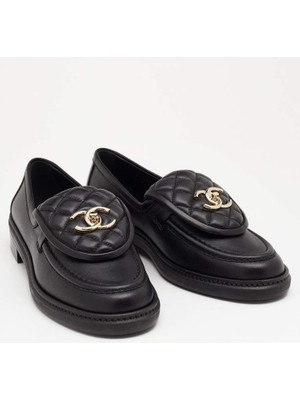 Passionis Ayakkab - Chanel Loafer -Kadın Klasik Ayakkabı