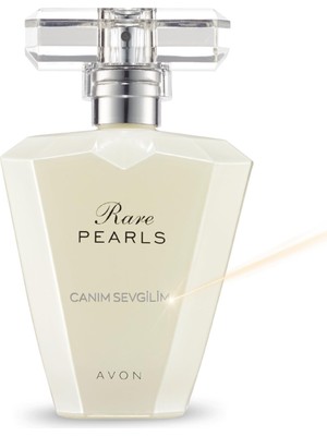Avon Rare Pearls Kadın Parfümü EDP 50 ml Çiçeksi Koku Canım Sevgilim Yazılı