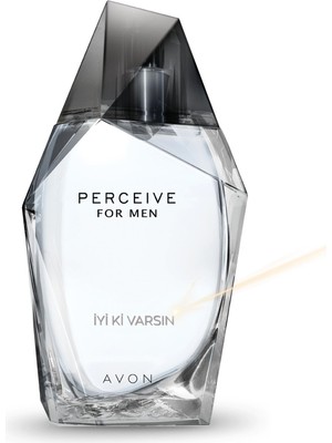 Avon Perceive 100 ml EDT Erkek Parfüm İyi Ki Varsın Çiçeksi Misk Aroması