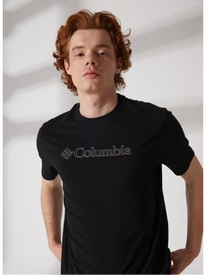 Columbia Csc M Centered Mini Logo Ss Tee Erkek Kısa Kollu Tişört CS0323-010