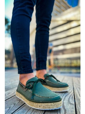 Shoecide SHCH311 Espadril Erkek Ayakkabı Hakı