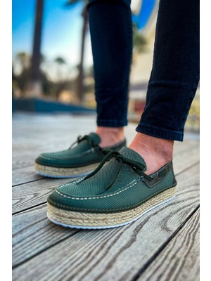 Shoecide SHCH311 Espadril Erkek Ayakkabı Hakı