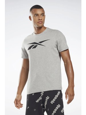 Reebok Gs Vector Tee Gri Erkek Kısa Kol T-Shirt