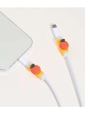 Dream Butik Turuncu Portakal Kablo Koruyucu