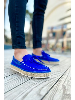 Shoecide SHCH311 Espadril Erkek Ayakkabı Mavı