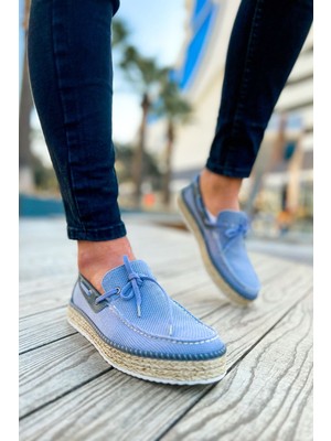 Shoecide SHCH311 Espadril Erkek Ayakkabı Antrasıt