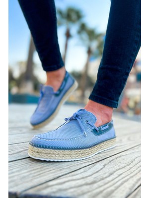 Shoecide SHCH311 Espadril Erkek Ayakkabı Antrasıt