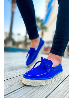 Shoecide SHCH311 Espadril Erkek Ayakkabı Mavı