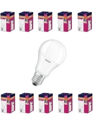 Osram Ledvance Osram 10'lu Paket 8,5 Watt E-27 2700 Kelvin Günışığı LED Ev Ampulü