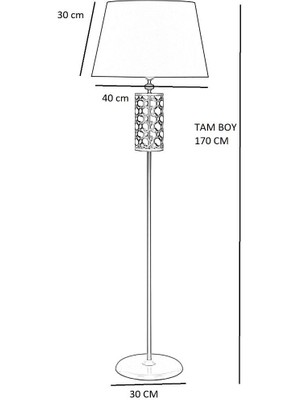 Vinner Laser 5702 Eskitme Kaplama Özel Tasarım Metal Lambader - Haki