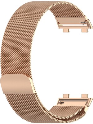 Nezih Case Oppo Watch 46MM / Watch 2 46MM / Watch 3 / Watch 3 Pro Uyumlu Milanes Hasır Örgü Metal Kordon