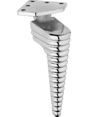 Koldoor Mobilya Vizyon Krom Koltuk Ayağı Chester Komidin Tv Ünitesi Ayağı 16 cm 4 Adet