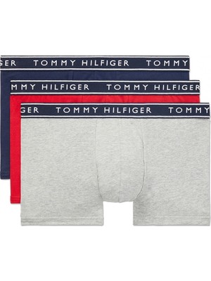 Tommy Hılfıger Cotton Stretch Erkek 3 Lü Boxer 09T4225-966