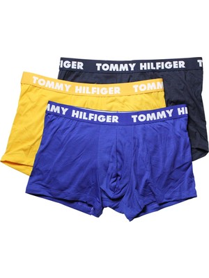 Tommy Hılfıger Statement Flex Erkek 3 Lü Boxer 09T3798-431