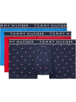 Tommy Hılfıger Cotton Stretch Erkek 3 Lü Boxer 09T4225-413