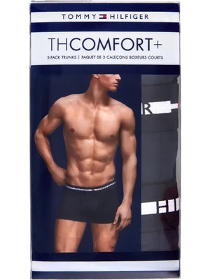 Tommy Hılfıger Comfort+ Erkek 3 Lü Boxer 09T3813-410