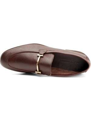 Frau Erkek Oxford/ayakkabı 34P6 Frau Mousse Leather Castagno