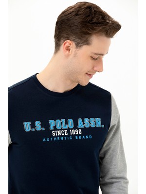 U.s. Polo Assn. Erkek Lacivert Sweatshirt 50257174-VR033