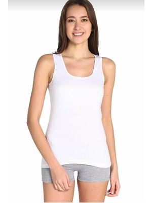 Tutku 0136 Bayan Ribana Kalın Askılı Atlet 12 Adet