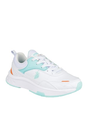 U.S. Polo Assn. Kadın Bej Sneaker Günlük Kullanım İçin Düz Tabanlı Konforlu Ayakkabı