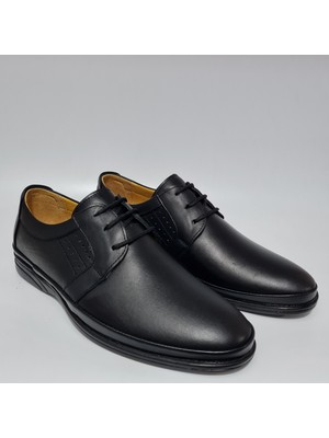 Öztürk Bağcıklı Rahat Kalıp  Deri Rahat Günlük Ayakkabı AY-581