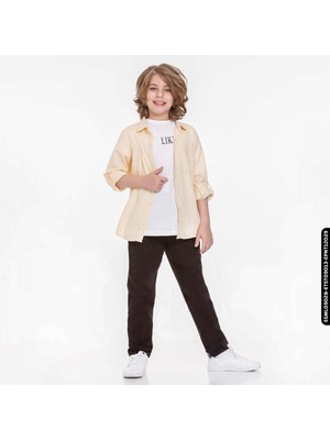 Xo Kids Erkekk Ot Pantolon 8-14 Yaş 64733 EPNT12029 Siyah