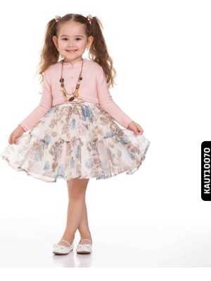 Xo Kids Kız Alt Üst Takım 3-7 Yaş 2090 KAUT10070 Pembe