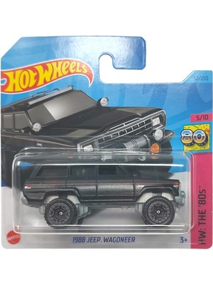 Hot Wheels 1988 Jeep Wagoneer Diecast Model Metal Gövde ile Gerçekçi Detaylar