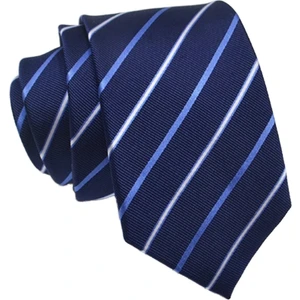 Dut Ipek High-End Iş El Yapımı Erkek Ipek Kravat Mavi Lacivert Resmi Kıyafet 8 cm (Yurt Dışından)