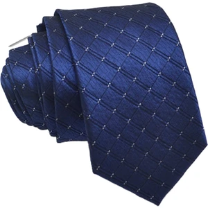 Dut Ipek High-End Iş El Yapımı Erkek Ipek Kravat Mavi Lacivert Resmi Kıyafet 8 cm (Yurt Dışından)
