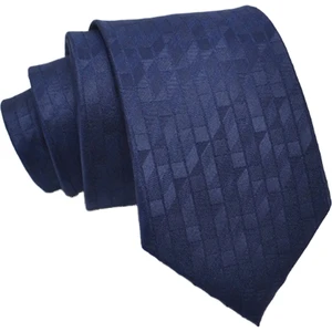 Dut Ipek High-End Iş El Yapımı Erkek Ipek Kravat Mavi Lacivert Resmi Kıyafet 8 cm (Yurt Dışından)