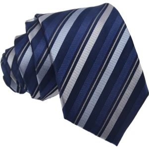 Dut Ipek High-End Iş El Yapımı Erkek Ipek Kravat Mavi Lacivert Resmi Kıyafet 8 cm (Yurt Dışından)