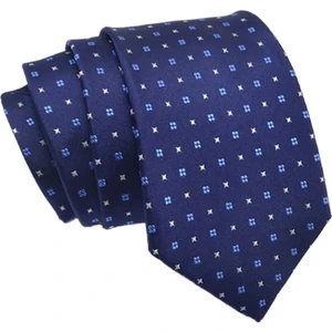 Dut Ipek High-End Iş El Yapımı Erkek Ipek Kravat Mavi Lacivert Resmi Kıyafet 8 cm (Yurt Dışından)