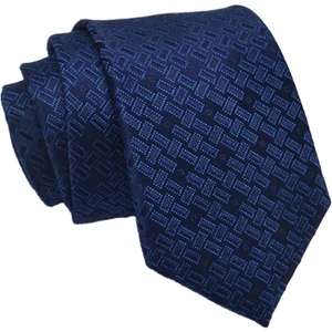 Dut Ipek High-End Iş El Yapımı Erkek Ipek Kravat Mavi Lacivert Resmi Kıyafet 8 cm (Yurt Dışından)