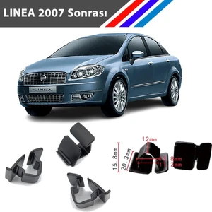 Oto Kaya Fiat Linea Fiorino Egea Doblo Kaput Izalatör Klipsi 25 Adet