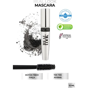 Note Cosmetics Real Look Maskara Uzunluk ve Belirginlik Etkili