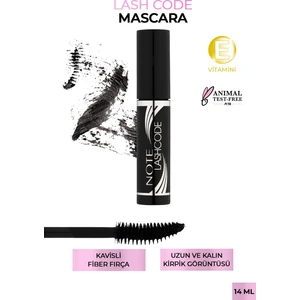 Note Cosmetics Lash Code Kıvırma Etkili Maskara
