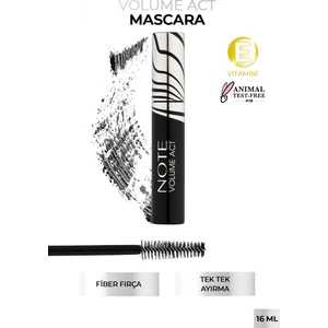 Note Cosmetics Volume Act Hacim Etkili Maskara