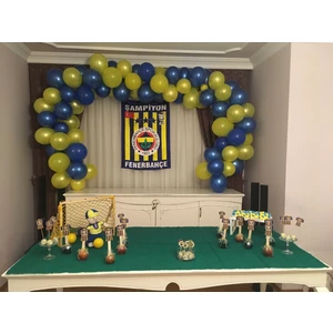 Eğlence Marketi 100 Adet Fenerbahçe Temalı Balon ve 5 Metre Balon Zinciri