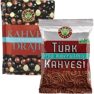 Kahve Dünyası Kahveli Draje ve Orta Kavrulmuş Türk Kahvesi
