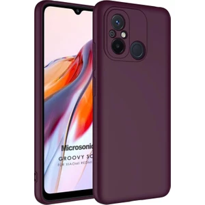 Xiaomi Redmi 12C Kılıf Groovy Soft Mor