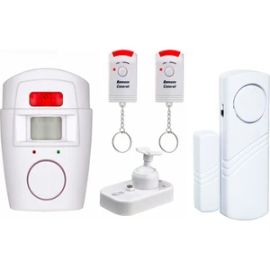 TC-NG300 Hareket Sensörlü Uzaktan Kumandalı Alarm Sistemi ve TC-4444 Kapı Pencere Alarmı
