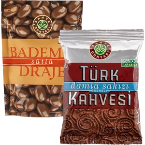 Kahve Dünyası Bademli Draje ve Damla Sakızlı Türk Kahvesi
