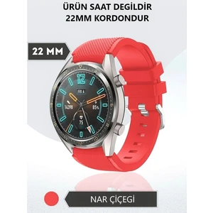 Qcy Gtc Uyumlu Yüksek Kalite 22MM Çizgi Desenli Kordon Kayış